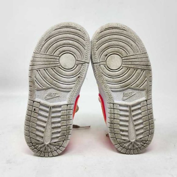 Toddler 9 Nike Air Jordan 1 kids retro mid edge glow sneakers CV4613-100 shoes - Picture 9 of 9